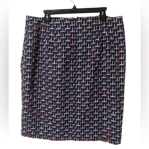 NWT Talbots Boucle Wrap Skirt Size 16 - Picture 6 of 11